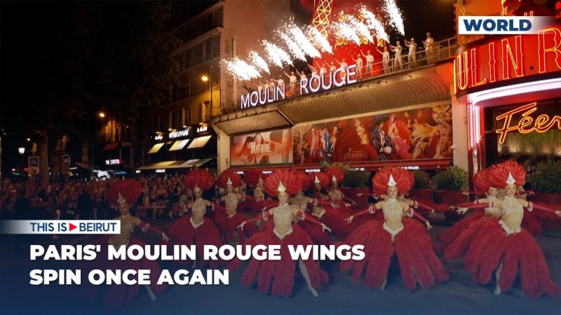 Paris' Moulin Rouge Wings Spin Once Again