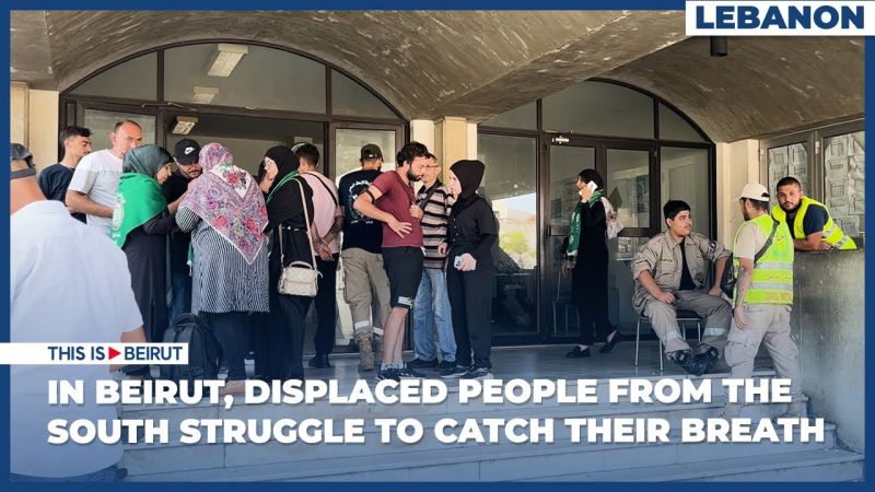 In Beirut, Displaced People from the South Struggle to Catch Their Breath