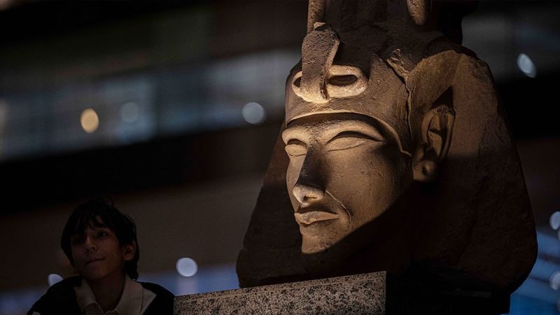 In Cairo, a Pharaonic Museum Is Preparing for a Grand Inauguration