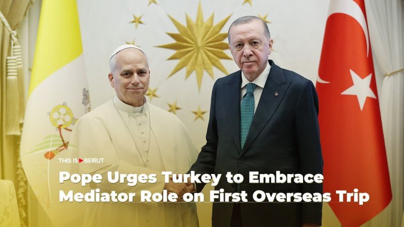Pope Urges Turkey to Embrace Mediator Role on First Overseas Trip
