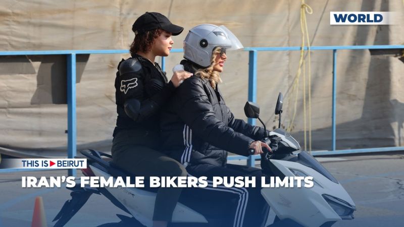 Iran’s Female Bikers Push Limits