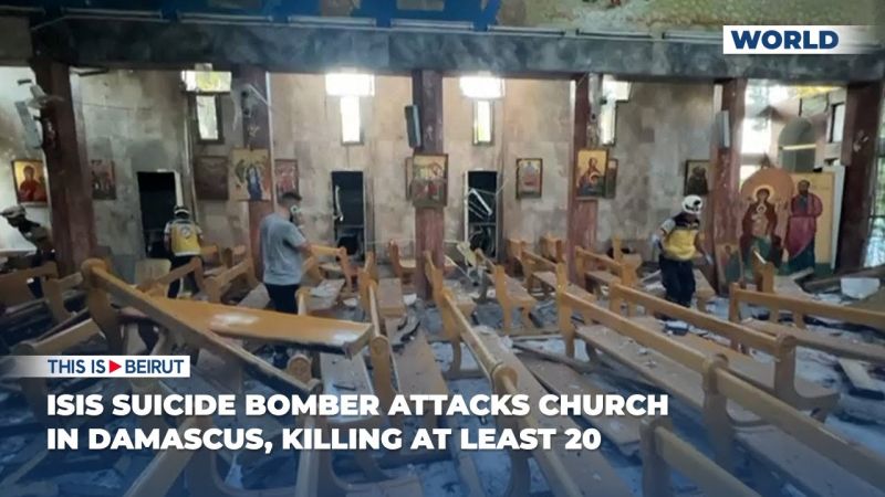 ISIS Suicide Bomber Attacks Church in Damascus, Killing at Least 22