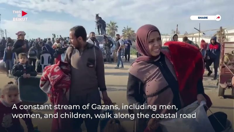 Palestinians Return to North Gaza after Breakthrough in Hostage Diplomacy