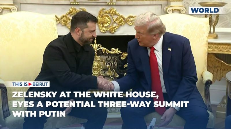 Zelensky at the White House, Eyes a Potential Three-Way Summit with Putin