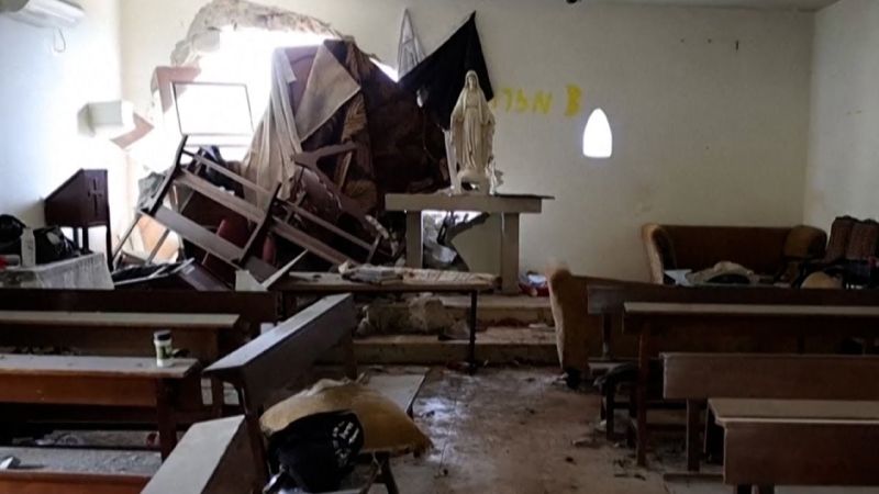 Lebanese Christian Border Village in Ruins After Israeli Withdrawal